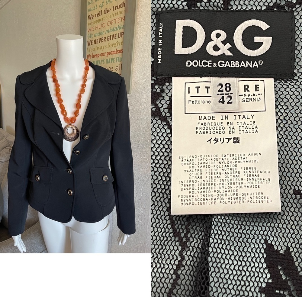 Dolce & Gabbana blazer size 28 black